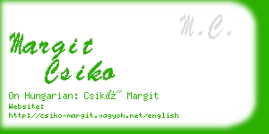 margit csiko business card